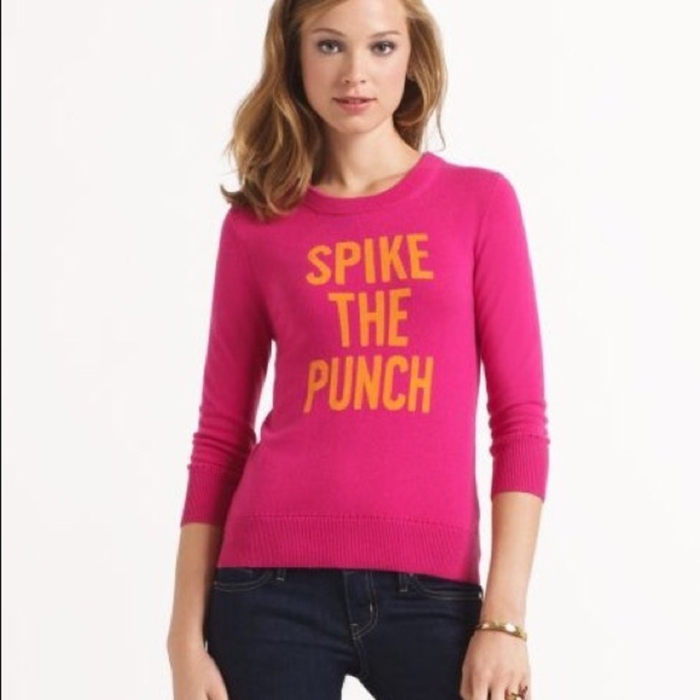 kate spade spike the punch sweater